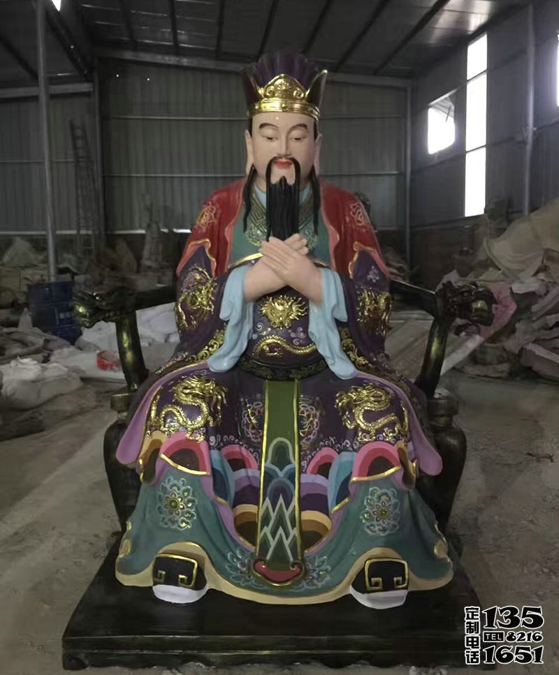 大型玻璃鋼彩繪戶(hù)外景區(qū)三官雕塑 大型玻璃鋼彩繪戶(hù)外景區(qū)三官雕塑